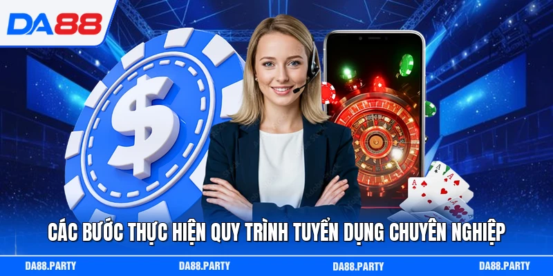 Các bước thực hiện quy trình tuyển dụng chuyên nghiệp
